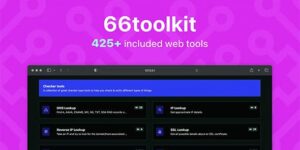 66toolkit v34.0.0 – Ultimate Web Tools System (SAAS) Nulled