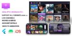 AZUL IPTV XTREAM, Multiple Format, Flutter App Mobile & Android TV, Admob (29 August 2024)