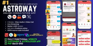 Astroway v2.1.5 – Astrology Consultations, Chat, Audio/Video Calls, Live Streaming | Web & Backend Included