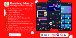 Earning Master v1.0.5 – Android Rewards Earning App With Admin Panel