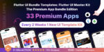 Flutter UI Bundle templates v1.22 – Flutter UI Master Kit | The Premium App Bundle Edition