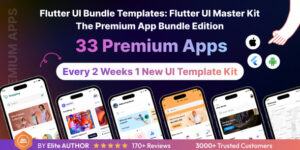 Flutter UI Bundle templates v1.22 – Flutter UI Master Kit | The Premium App Bundle Edition