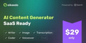 Aikeedo AI v2.9.2 – AI Content Generator Platform - SaaS Ready - OpenAI Nulled