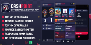 CashPoint Offers & Survay App with Admin Panel v1.8 - Nulled