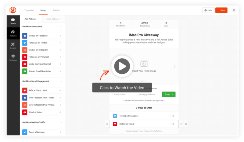 RafflePress Pro - The Best WordPress Giveaway Plugin v1.12.16 Nulled
