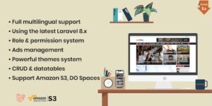 LaraMag v7.4.5 - Laravel News & Magazine Multilingual System