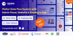 QuickPass v5.7 - Appointment Booking & Visitor Gate Pass System With Qr Code Nulled