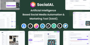 SocialAI v2.0- Artificial Intelligence Based Social Media Automation & Marketing Tool (SAAS)
