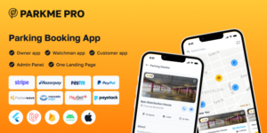 ParkMePRO v1.5 - Flutter Complete Car Parking App with Owner and WatchMan app