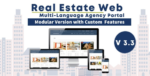 Real Estate Web v3.7 - with Agency Portal and Multi-Language Management System