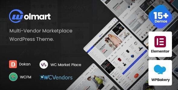 Wolmart v1.8.12 – Multi-Vendor Marketplace WooCommerce Theme Nulled