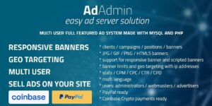 AdAdmin v4.2.8b – Easy full featured Ad Server Download