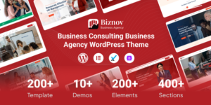Biznov v1.0.0 – Business Consulting WordPress Theme