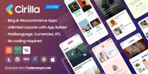 Cirilla v4.1.5 – Multipurpose Flutter App For WordPress & Woocommerce