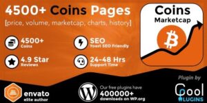 Coins MarketCap v5.5.8 – WordPress Cryptocurrency Plugin Nulled