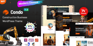 Condo v1.0.2 – Construction WordPress Theme Download