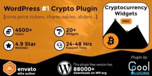 Cryptocurrency Widgets Pro v3.9.4 – WordPress Crypto Plugin Nulled