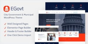 EGovt v1.5.1 – City Government WordPress Theme