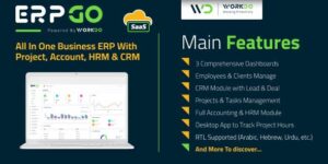 ERPGo SaaS v7.4 – All In One Business ERP With Project, Account, HRM, CRM & POS Nulled