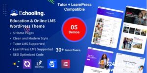 Echooling v1.1.7 – Education WordPress Theme Download