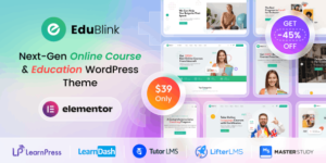 EduBlink v1.0.17 – Education & Online Course WordPress Theme