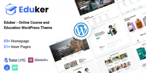 Eduker v1.1.4 – Education WordPress Theme Free Download
