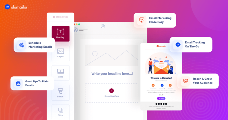 Elemailer v4.1.7 - Elementor Elemailer WordPress Plugin Nulled
