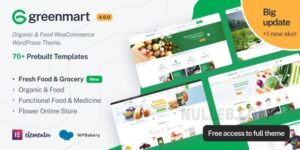 GreenMart v4.1.21  – Organic & Food WooCommerce WordPress Theme