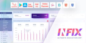 InfixEdu School v8.2.7 – School Management System Software + InfixEdu Modules Nulled