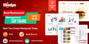 Khadyo v4.1.0 – Restaurant Management Software and Restaurant POS with Online Food Ordering Website