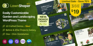 Lawnshaper v1.1.1- Gardening & Landscaping WordPress Theme