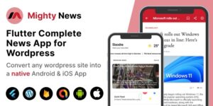 MightyNews v4.1.0 – Flutter News App with WordPress backend