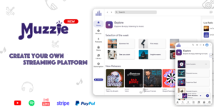 Muzzie v4.6 - Music, Podcast & Radio Streaming Platform Download