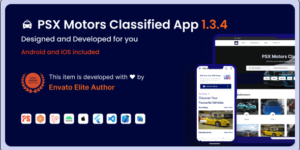 PSX Motors v1.3.4 - Classified App with Laravel Admin Panel