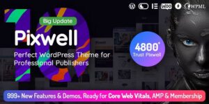 Pixwell v11.5 – Modern Magazine Wordpress Theme