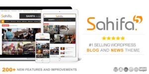 Sahifa v5.8.5 – Responsive WordPress News / Magazine / Blog Theme