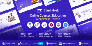 Studyhub v1.0.9 – Education WordPress Theme