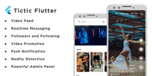 Tictic Flutter – IOS And Android media app for creating and sharing short videos (30 December 2023)