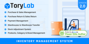 ToryLab v2.0 – Inventory Management System Nulled