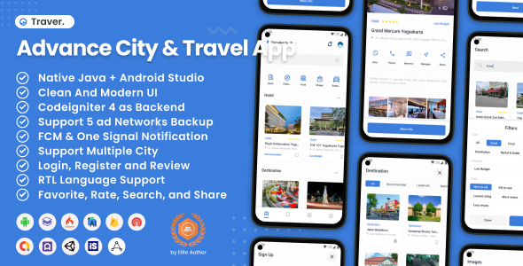 Traver v2.1 – Advance City & Travel Android App