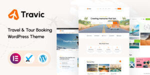 Travic v1.1 – Tour & Travels Agency WordPress Theme