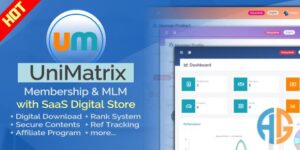 UniMatrix v5.4.0 – Membership and MLM Script with SaaS Digital Store