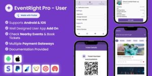 User App for EventRight Pro v2.4.0 - Event Ticket Booking System