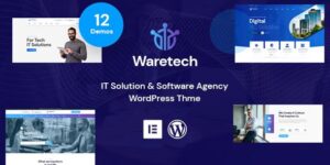 Waretech v1.0.9 – IT Solutions & Technology WordPress Theme Nulled