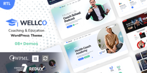 Wellco v1.0.5 – Coaching & Online Courses WordPress Theme