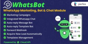 WhatsBot v1.4.2 – WhatsApp Marketing, Bot & Chat Module for Perfex CRM