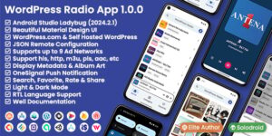 WordPress Radio App v1.0.0 – WordPress API Download