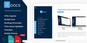 X Docs v1.1.1 - WordPress Product Documentation Creator WP Plugin