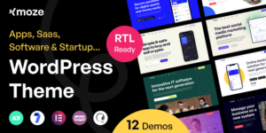 Xmoze v1.1.9 - Saas Software Startup WordPress