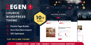 Zegen v1.1.9 – Church WordPress Theme Nulled